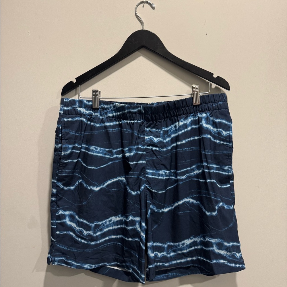 Banana Republic Navy Tie-Dye Board Shorts